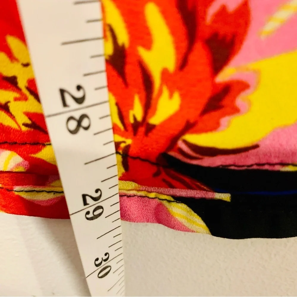 PECK & PECK women’s oversized tunic stripes floral block combo 3/4 sleeve size M - Picture 5 of 5